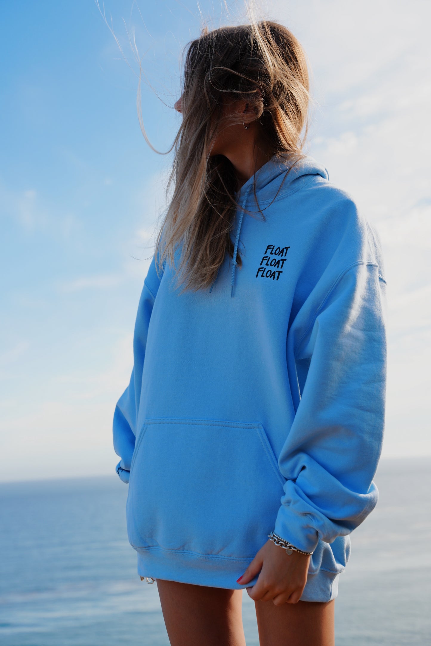 “Float” Hoodie - Light Blue