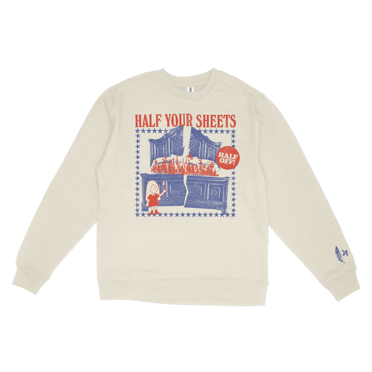 “Half Your Sheets” Crew Neck