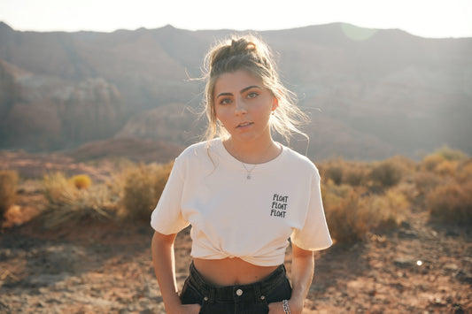 “Float” T-shirt- Cream